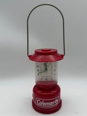 Coleman Mini Camping 6” Lantern - Novelty Alarm Clock Battery Operated Works